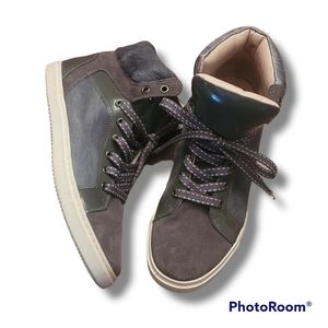 Baird Gray Falkland High Top Sneakers